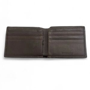 Buxton Wallet Men's Chocolate Brown Genuine Leather Credit Card Billfold NWOT